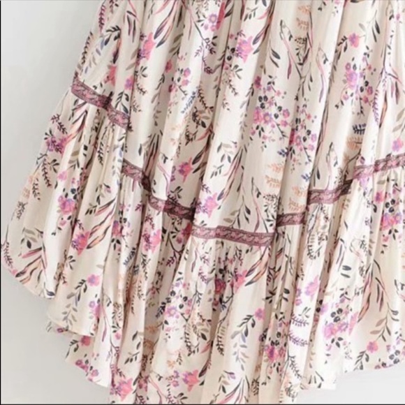 FLASHSALE✨ Boho Floral Print Gypsy Maxi Dress - Picture 6 of 8